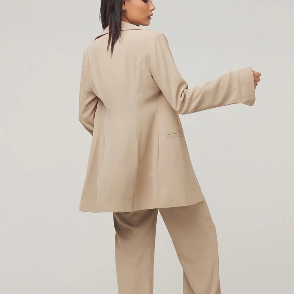 Zahraa The Label: Carolina Tie Waist Blazer - taupe - size XL - NWT - Picture 2 of 13